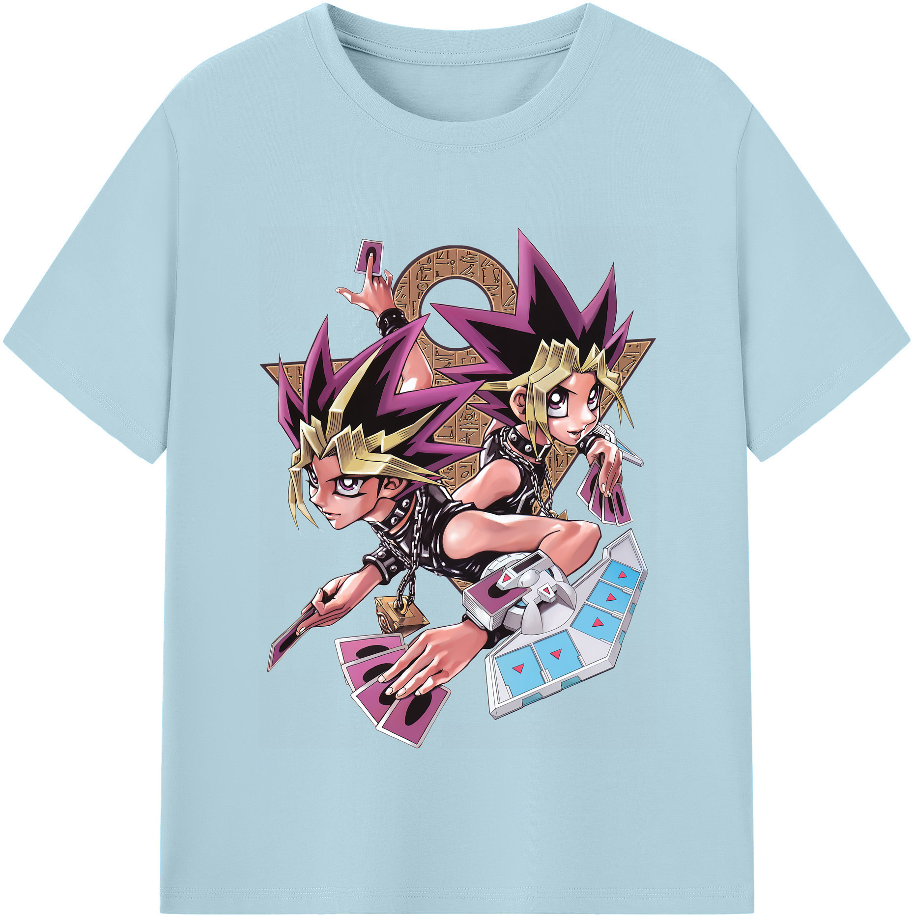（画像用） 遊☆戯☆王 Yu-Gi-Oh! 綿100％半袖Tシャツ（フロントプリント）